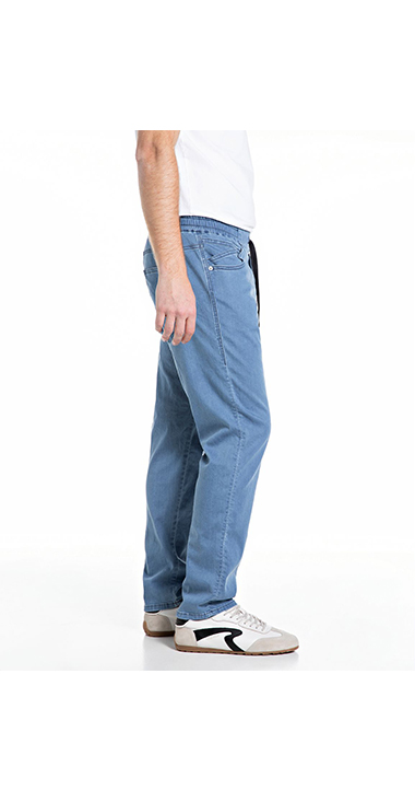 リラックステーパードLANNY Touch denim 詳細画像